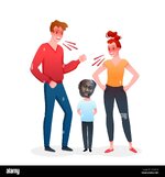 family-parents-people-quarrel-mother-and-father-quarreling-shouting-boy-child-crying-2F343GR.jpg